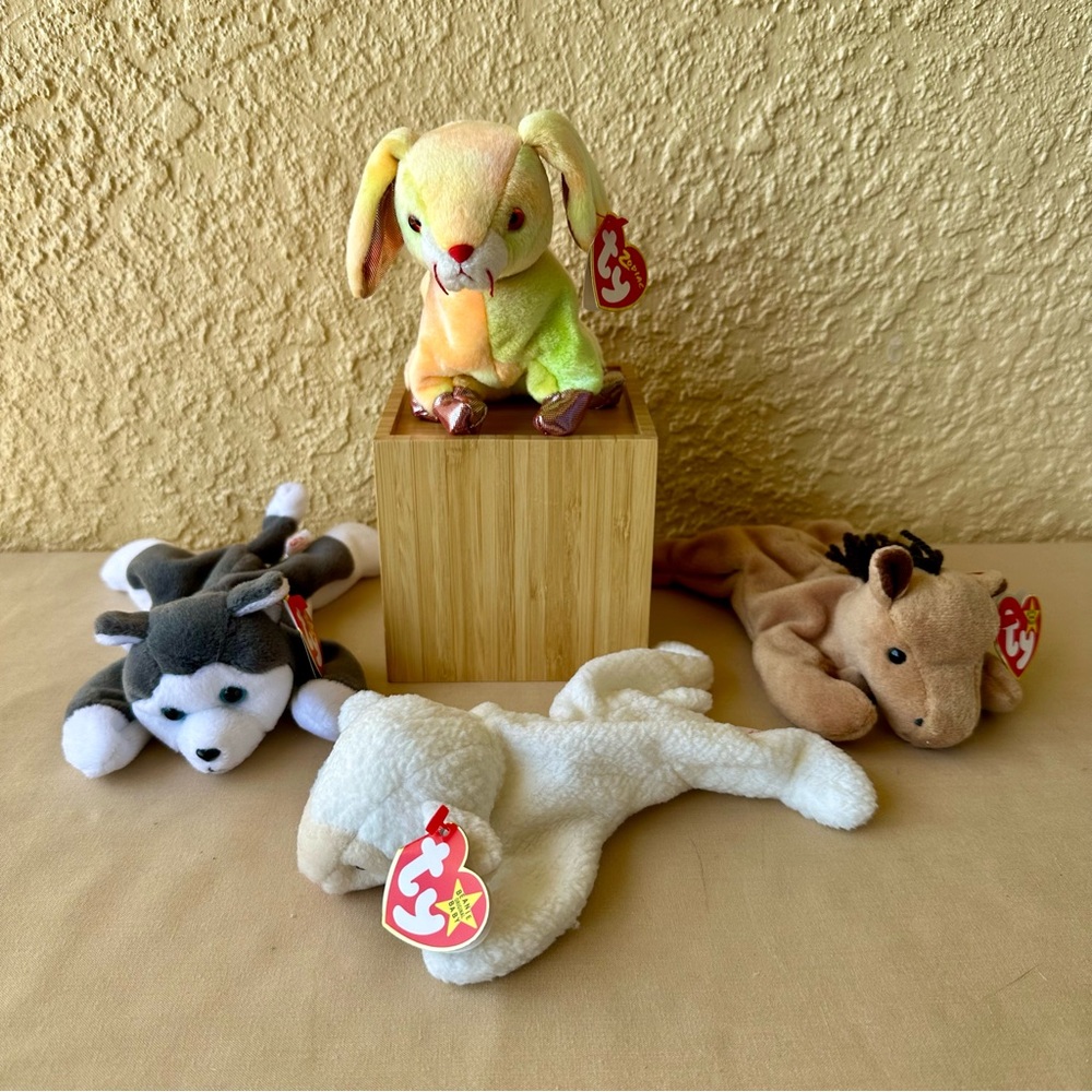 Barnyard theme TY beanie set